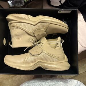 Women's Tan High-Top Athletic Shoes